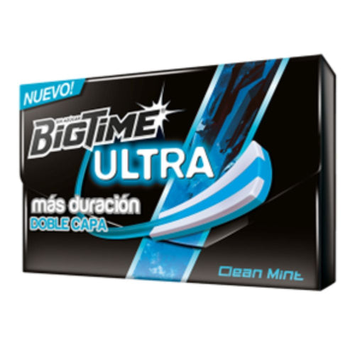 Chicles Sabor Menta Bigtime Ultra Clean 24Gr