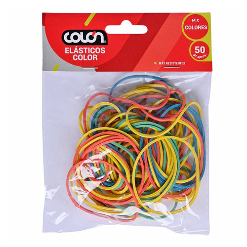 Bolsa Elástico Colores 50 Gr