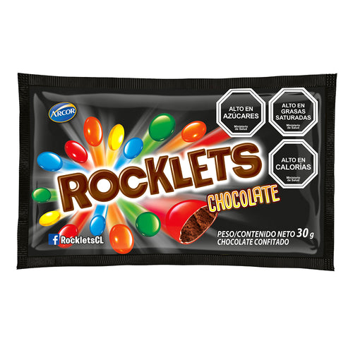 Chocolates Confitados Rocklets  540 Gr