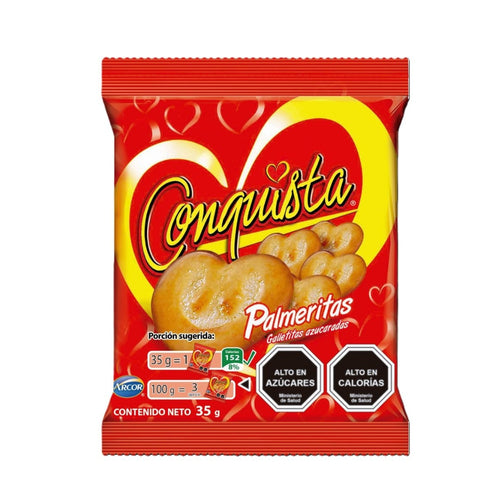 Galletas Palmeritas Mini Conquista 35 Gr