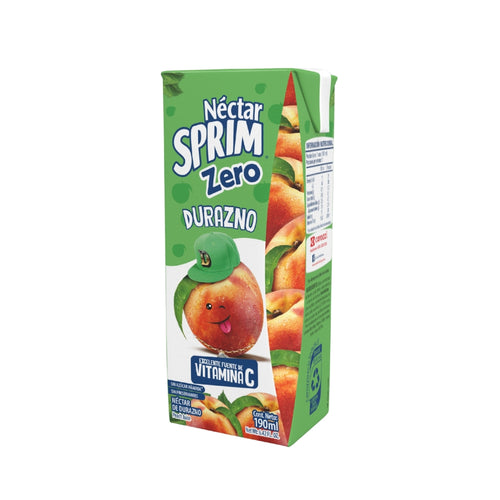 Nectar Zero Azucar Sabor Durazno 190 Ml