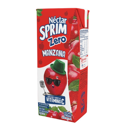 Nectar Zero Azucar Sabor Manzana 190 Ml