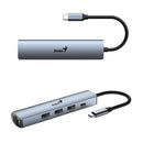 Hub Usb-C A 3Xusb-A + Rj45 + 1Xusb-C
