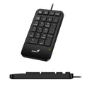 Teclado Numérico Alámbrico Numpad 125 Usb-A Silencioso