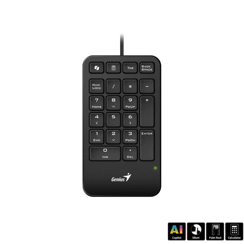 Teclado Numérico Alámbrico Numpad 125 Usb-A Silencioso