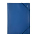 Carpeta Con Elastico Pvc Azul