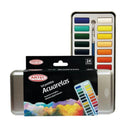 Acuarela Solida 24 Colores Caja Metálica