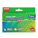 Lapices Pastel 12 Colores