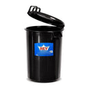 Basurero Tapa Click Negro 51 Lt