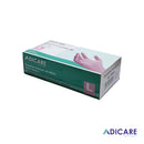 Guante Nitrilo Desechables Rosado Talla L 100 Un