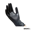 Guante Nitrilo 8G Desechable Negro S Caja 50 Un