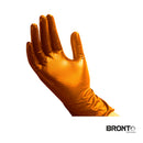Guante Nitrilo 8G Desechable Naranja M Caja 50 Un