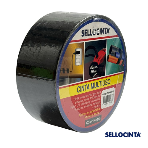 Cinta Multiuso Negro 48 Mm 30 Mt
