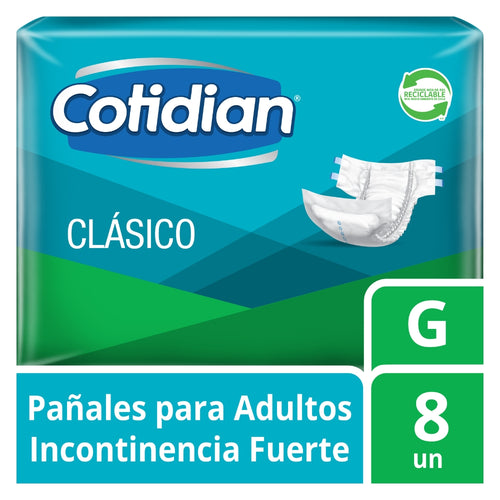 Pañal Adulto Clásico Talla G 8 Un