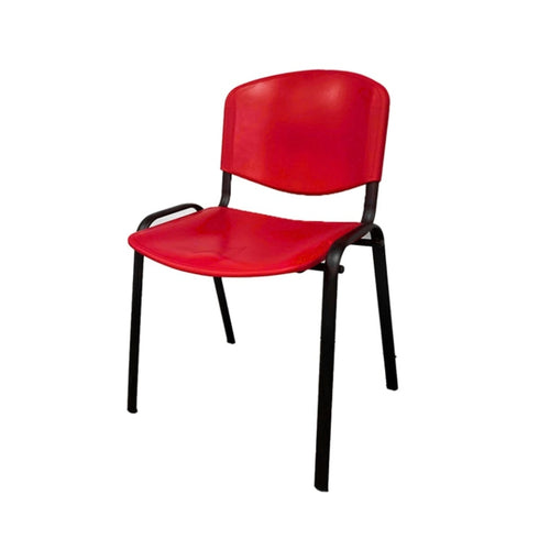 Silla Visita Sin Brazo Modelo Novaiso Rojo