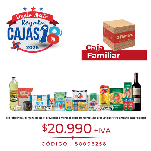 Caja Fiestas Patrias 2026 Familiar (Roja)