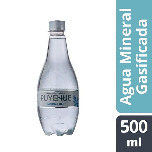 Agua Con Gas Pet 500 Cc PUYEHUE 