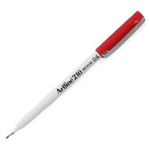 Lápiz Fibra  210 Rojo 0.6 Mm