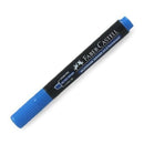 Marcador Permanente Desechable Punta Biselada Azul N54