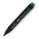 Marcador Permanente Punta Biselada 54 Color Verde Desechable
