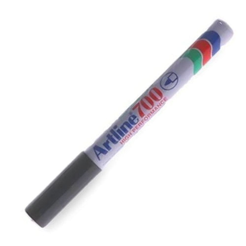Marcador Permanente Punta Fina Negro Recargable 700