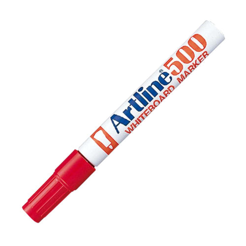 Marcador Pizarra Punta Redonda Recargable 500 Rojo