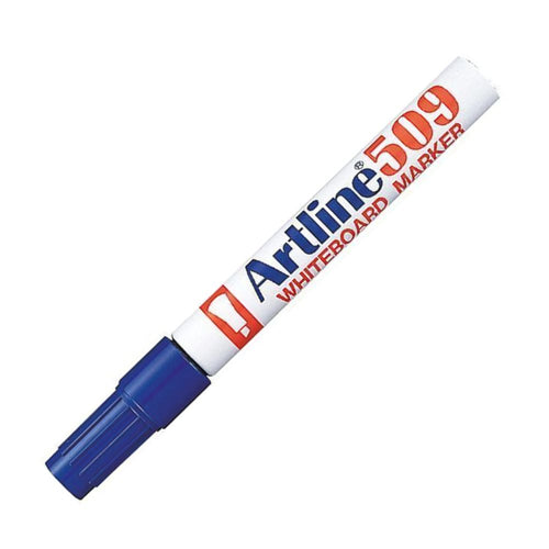 Marcador Pizarra Recargable Punta Biselada 509 Azul