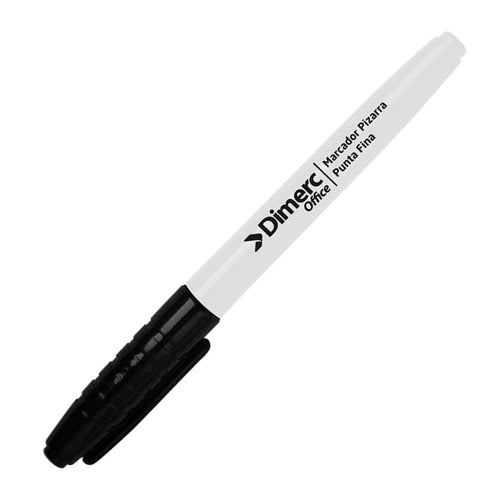 Marcador Pizarra Desechable Punta Fina Negro
