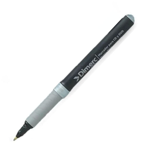 Marcador Permanente Cd Punta Fina Negro