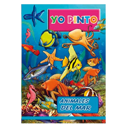Libro Para Colorear Yo Pinto Animales Del Mar ART & CRAFT
