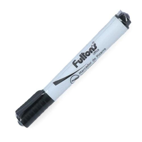 Marcador Pizarra Punta Redonda Desechable Negro