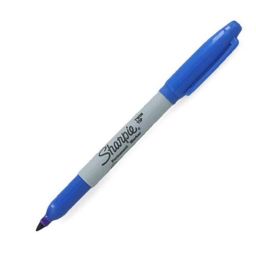 Marcador Cd Doble Punta Azul