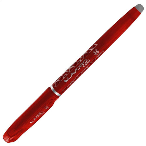Lápiz Tinta Gel Borrable Rojo Lavoro