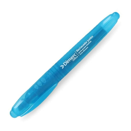 Destacador Escritorio Celeste Jumbo Punta Biselada