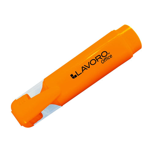 Destacador Escritorio Punta Biselada Naranja