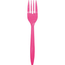 Set 10 Tenedores Fucsia