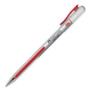 Lápiz Tinta Gel Punta Media Rojo 0.7 Mm