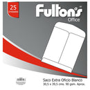 Sobre Saco Extra Oficio Blanco 90 Gr 25 Un