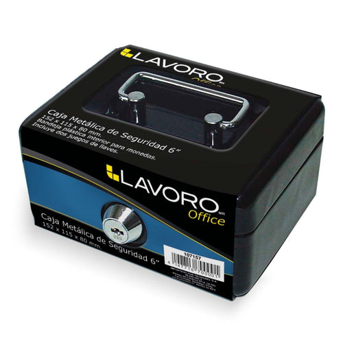Caja De Seguridad Con Llave 6 Pulgadas