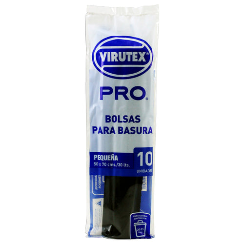 Bolsa Basura Rollo Con Amarra Fácil 50x70 cm 10 Un