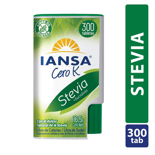 Endulzante En Tabletas Stevia Sens 300 Un
