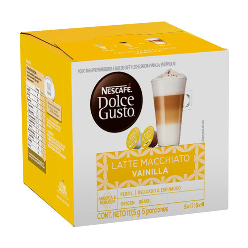 Cápsula De Café Latte Macchiato Vainilla