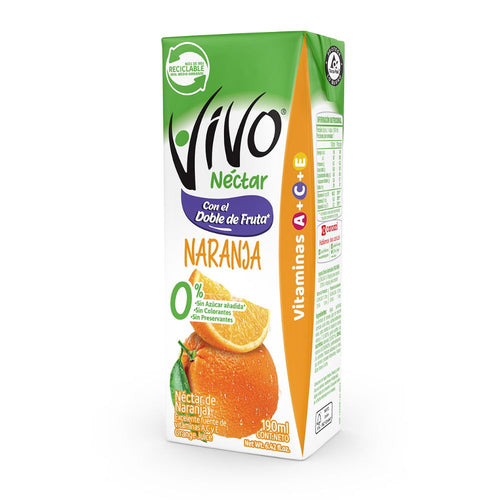 Jugo Néctar Naranja 190 Ml