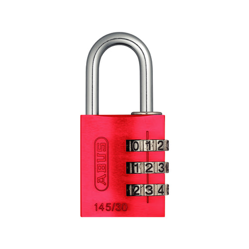 Candado Serie 145 30mm Con Clave Rojo