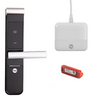 Smart Pack Cerradura YMF30 - Apertura Codigos/Tarjetas + Hub Yale Connect