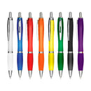 Boligrafo Plastico Wind Color (Negro, Impresion Un Color)