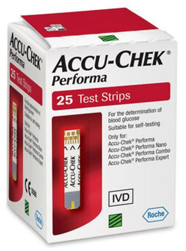 DM 3 ACCU-CHEK PERFORMA CJ. X 25 TIRAS
