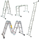 Escalera Multiproposito Aluminio 12 Peldaños 150 Kg