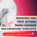 Ventilador 30" Industrial De Muro Tecnoplus
