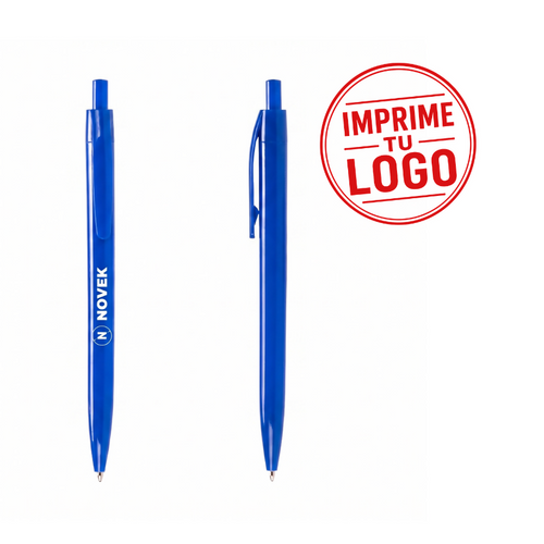 Boligrafo «Tito» (Azul, Impresion Un Color)